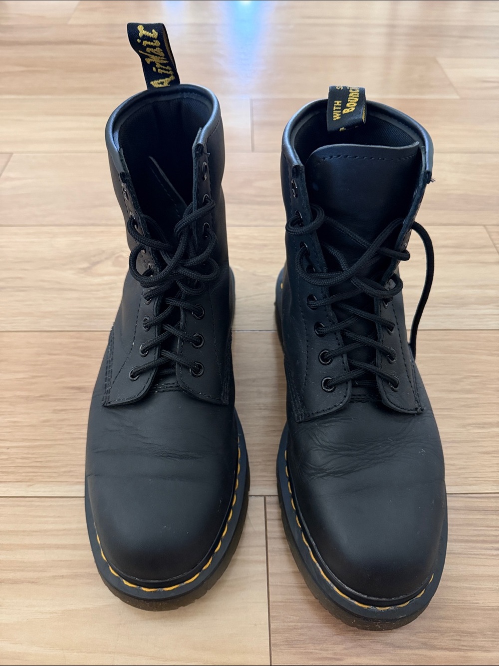 Dr Martens 1460 Slip Resistant Soft Toe Black Work Boot